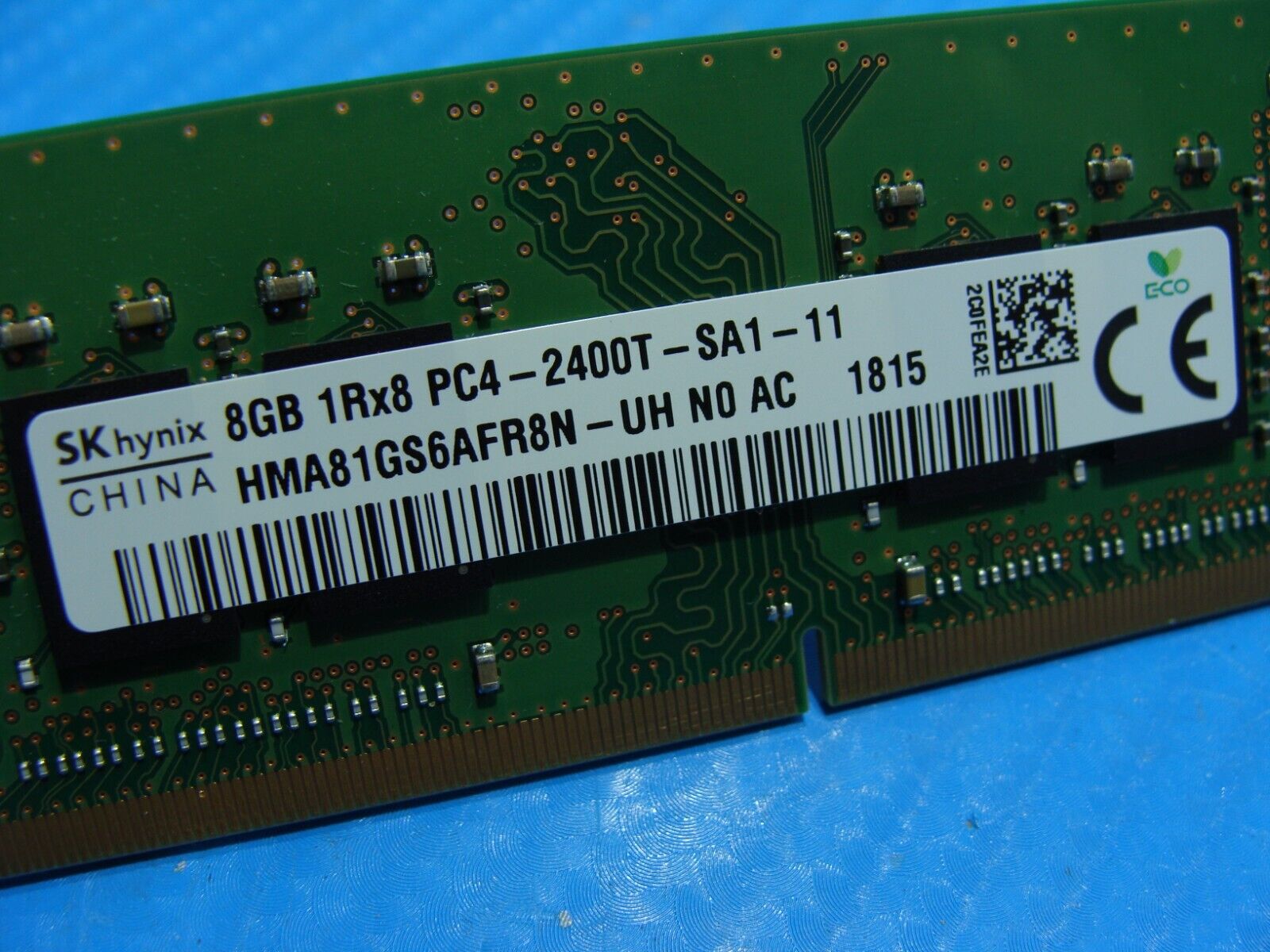 Dell 3390 2-in-1 SK Hynix 8GB 1Rx8 PC4-2400T Memory RAM SO-DIMM HMA81GS6AFR8N-UH