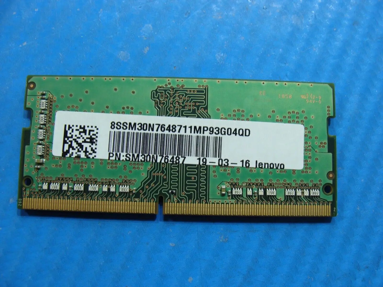 Lenovo Flex 15 Samsung 4GB 1Rx16 PC4-2666V Memory RAM SO-DIMM M471A5244CB0-CTD