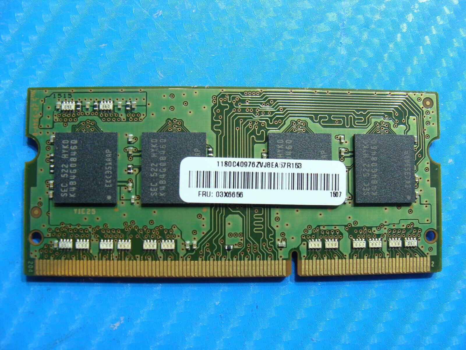 Lenovo T450s Samsung 4GB 1Rx8 PC3L-12800S Memory Ram SO-DIMM M471B5173QH0-YK0