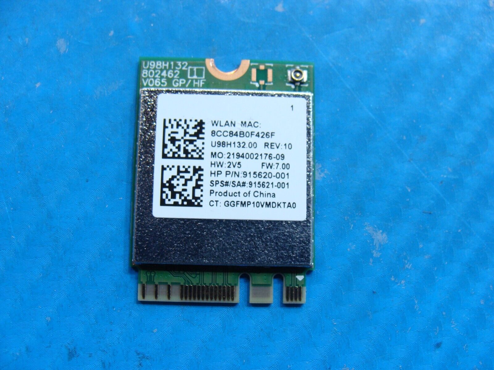 HP 14” 14-dk1025wm OEM Laptop WiFi Wireless Card RTL8821CE 915620-001 915621-001