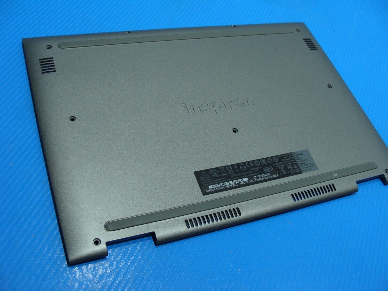 Dell Inspiron 13.3” 13 5378 Genuine Bottom Case Base Cover KWHKR 460.07R0A.0013