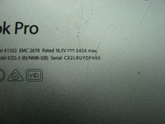 MacBook Pro A1502 13" Late 2013 ME864LL/A Bottom Case 923-0561 #1 