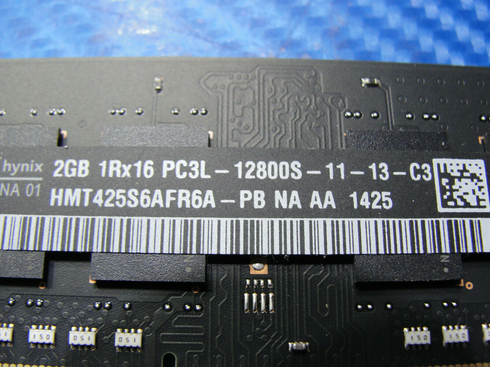 MacBook A1278 Laptop SK hynix 2GB Memory PC3L-12800S-11-13-C3 HMT425S6AFR6A-PB SK hynix