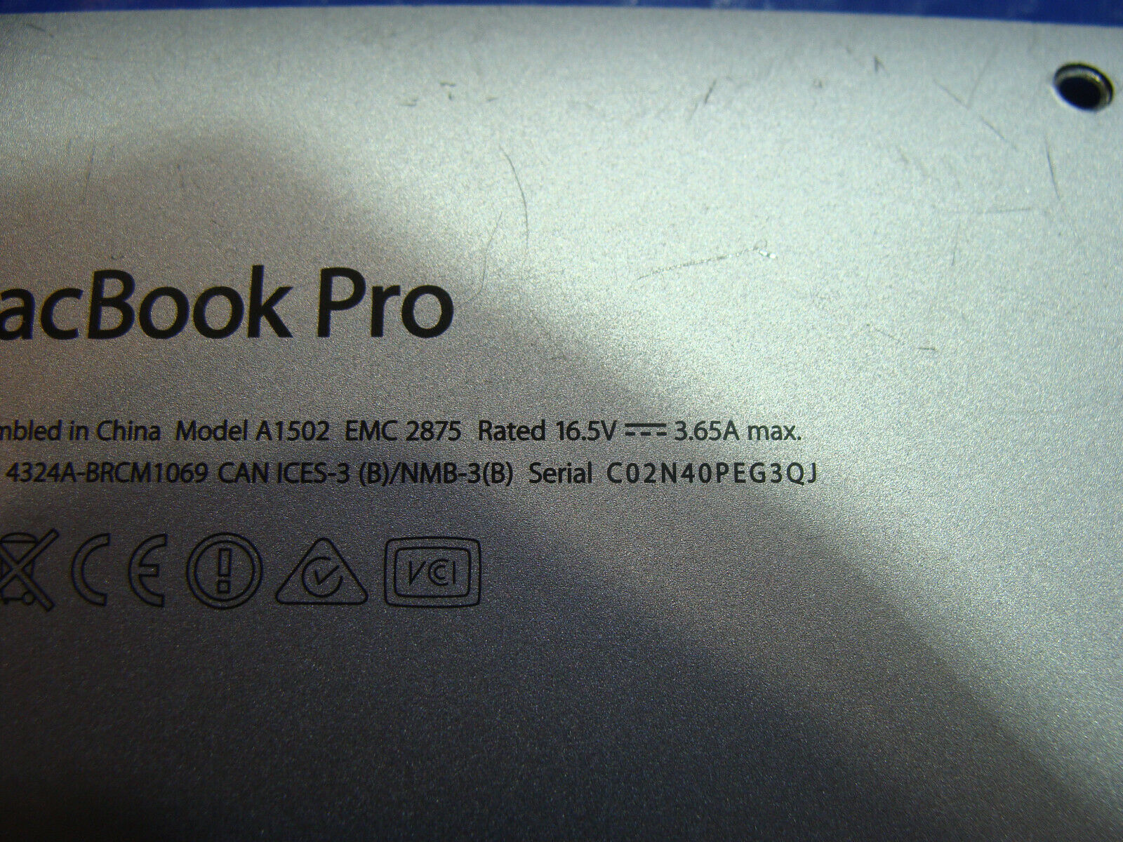 MacBook Pro A1502 13