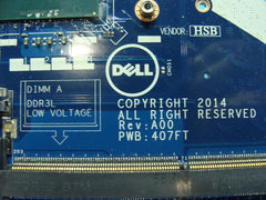 Dell Latitude E7450 14" Intel i7-5600u 2.6GHz Motherboard LA-A961P Y15C1 AS IS