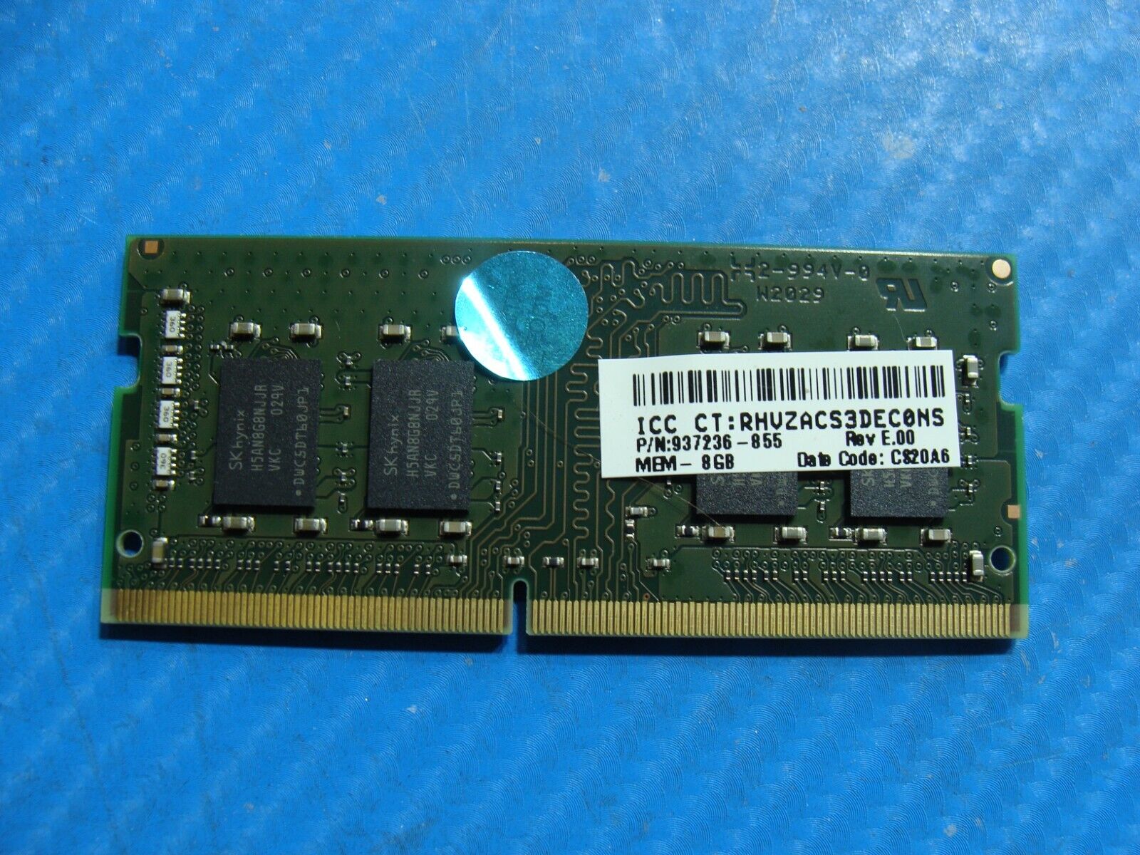 HP 14-dk1031dx Samsung 8GB 1Rx8 PC4-2666V Memory RAM SO-DIMM 9995700-E02.A00G