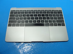 MacBook A1534 12" 2017 MNYF2LL/A Top Case w/Keyboard Space Gray 661-06793