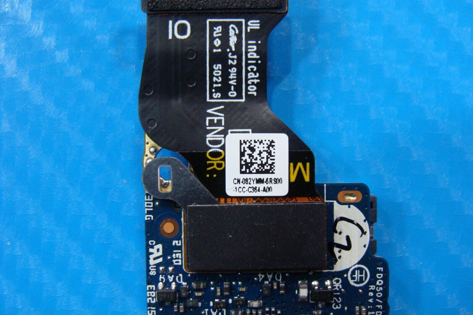 Dell Precision 15.6 5560 OEM Card Reader Board w/Cable LS-H821P 4DV9Y 82YMM