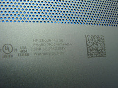 HP ZBook 14" 14u G6 Genuine Laptop Bottom Case Bas Cover L63375-001 Grade A