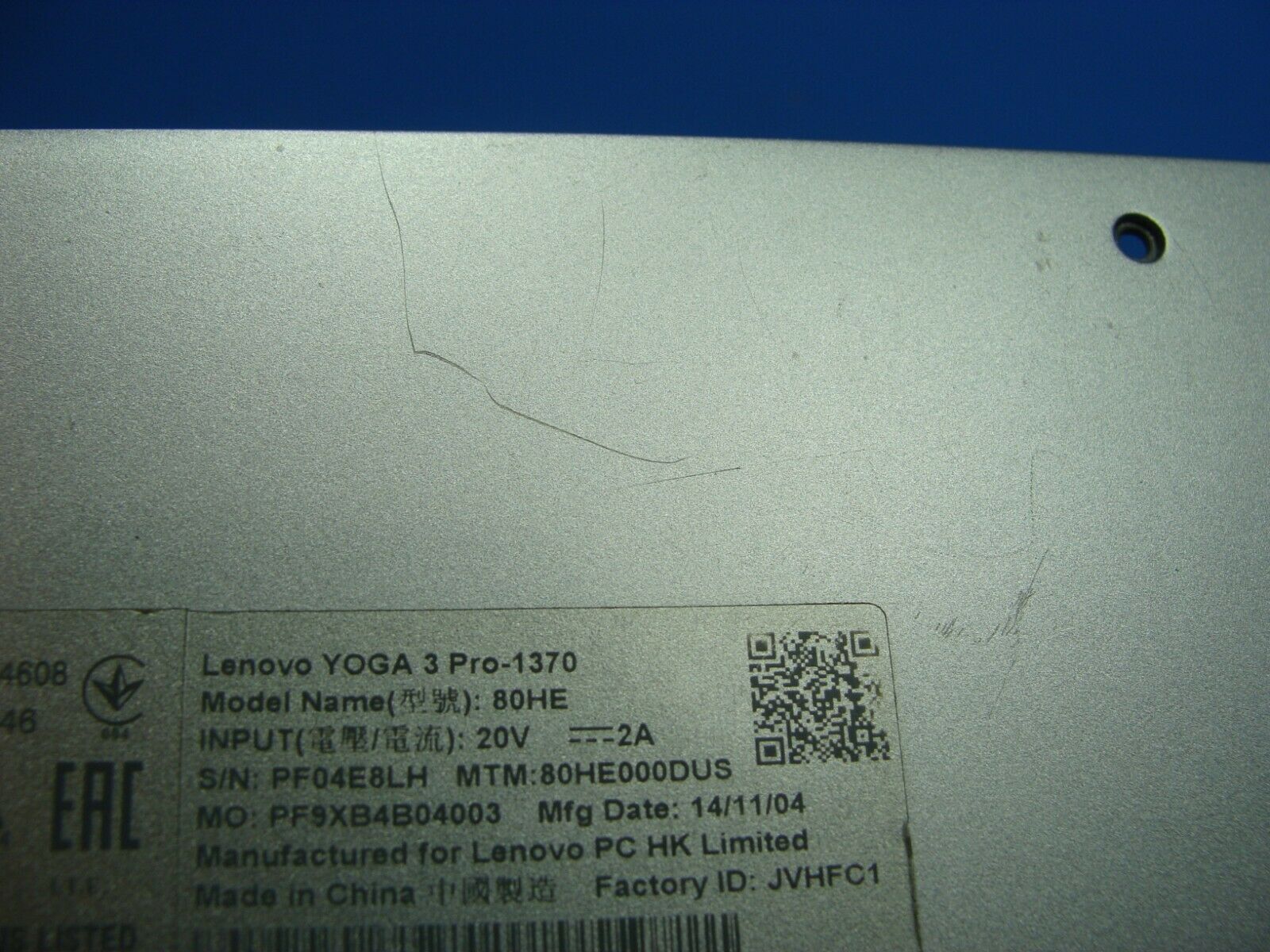 Lenovo Yoga 3 Pro 1370 80HE 13.3