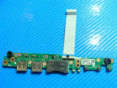 Asus Q405UA-BI5T5 14" Genuine Power Button USB Card Reader Board 60NB0G60-IO1010 