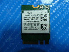 HP 15.6" 15-bn070wm Genuine Wireless Wi-Fi Card rtl8723be 843337-001 