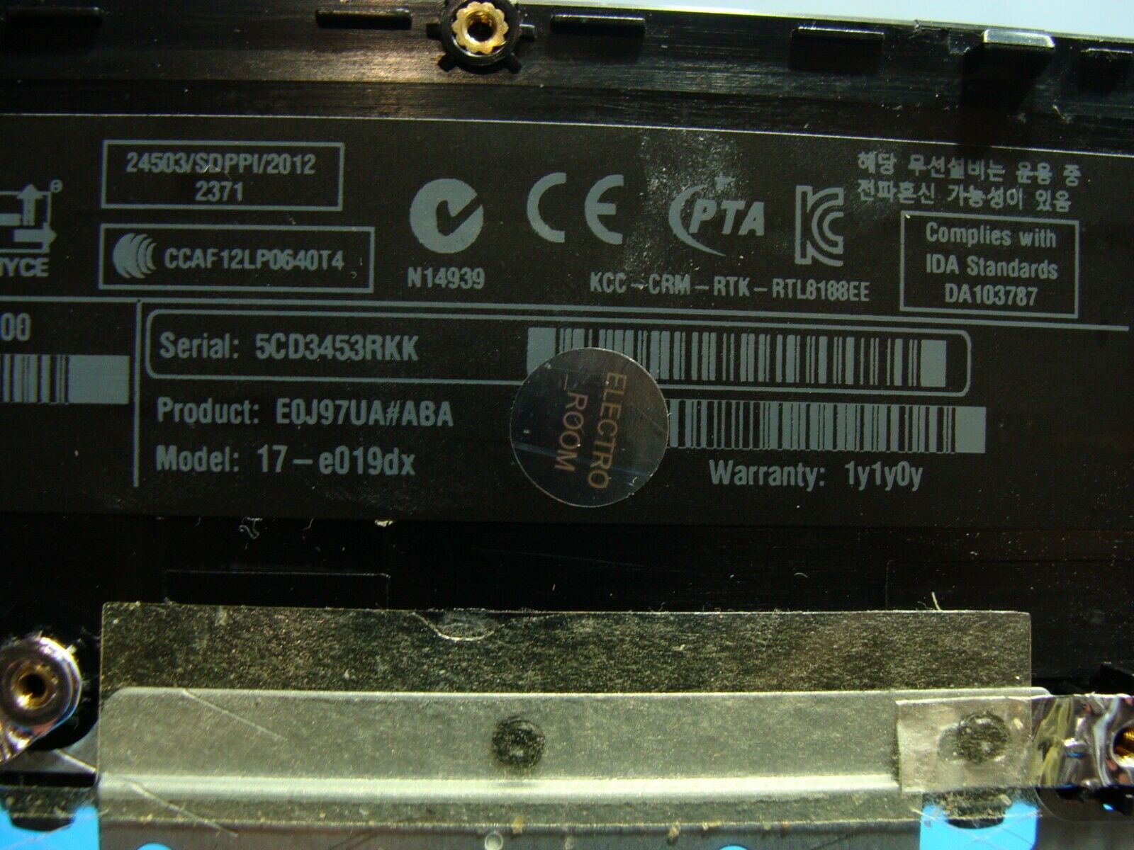 HP Pavilion 17-e019dx 17.3