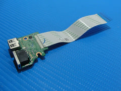 HP Pavilion TS 17-e123cl 17.3" USB LAN Ethernet Port Board w/Cable DA0R65TB6D0 HP