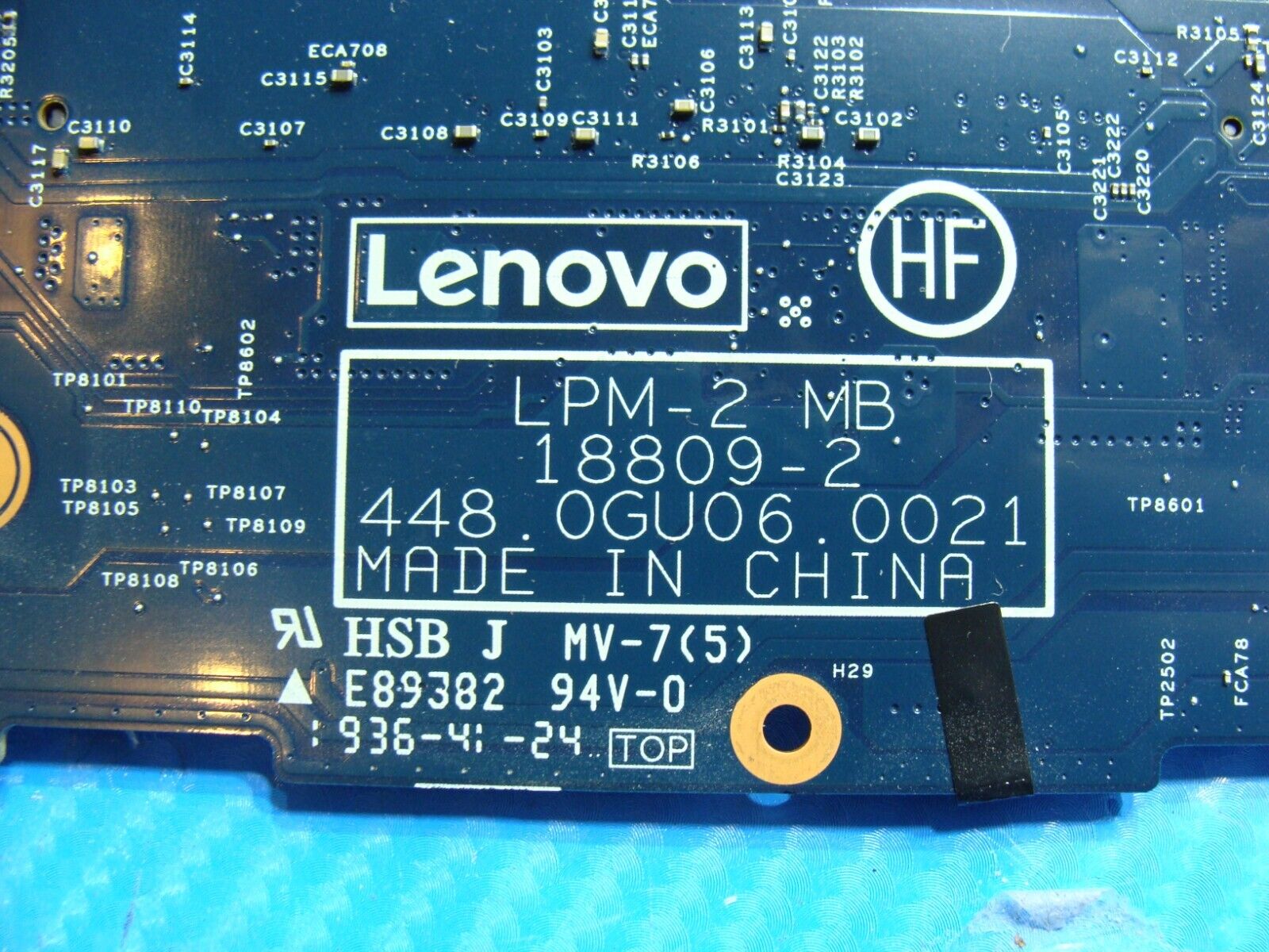 Lenovo Thinkpad P1 2nd Gen i7-9850H 2.6GHz T1000 4GB Motherboard 448.0GU06.0021