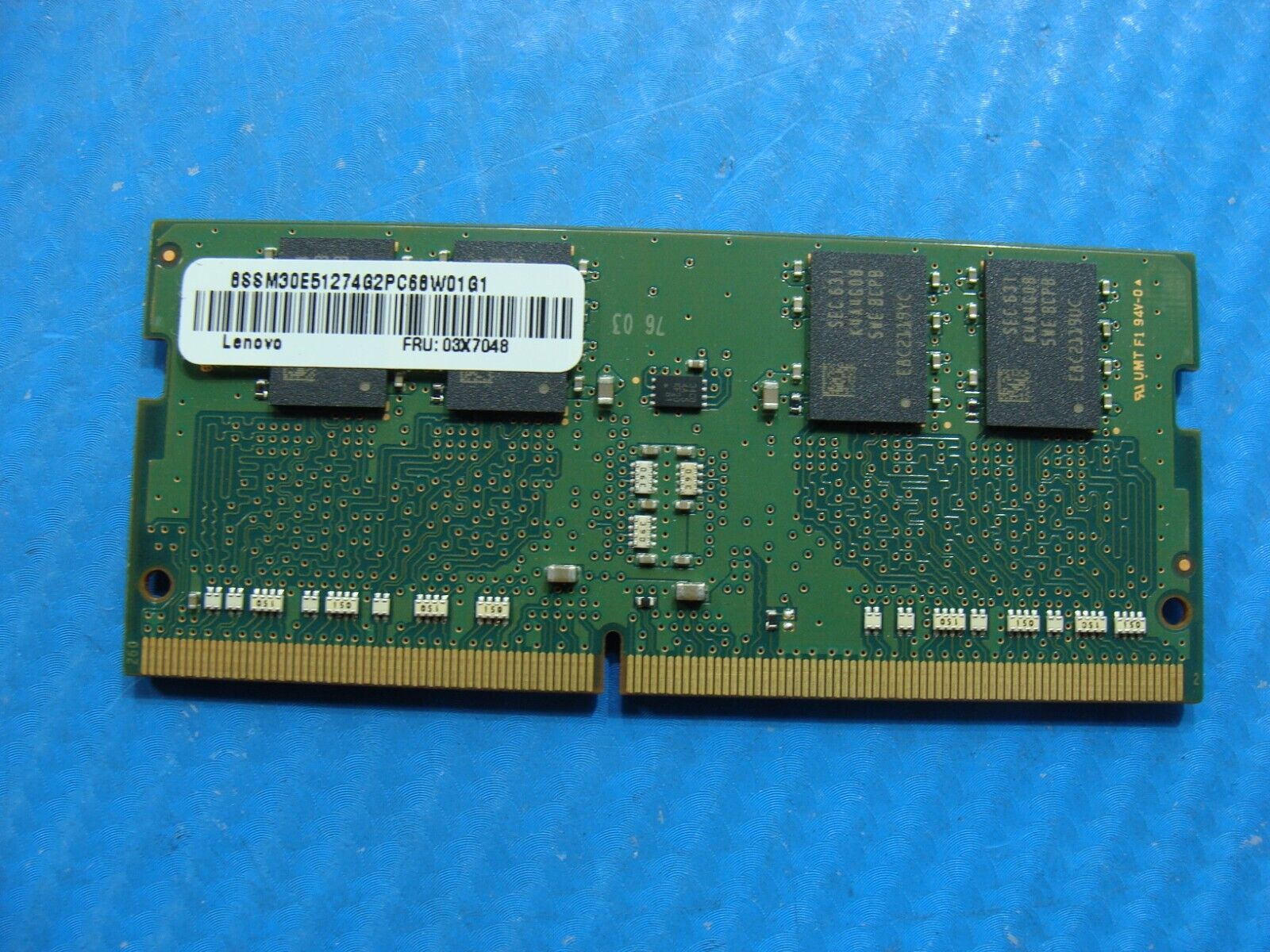 Lenovo T460s So-Dimm Samsung 4GB 1Rx8 Memory PC4-2133P M471A5143EB0-CPB