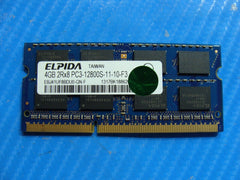 MacBook Pro A1278 ELPIDA 4GB 2Rx8 PC3-12800 Memory RAM SO-DIMM EBJ41UF8BDU0-CN-F