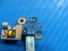 HP 15.6" 15-bs031wm Genuine Laptop Power Button Board w/Cable LS-E791P