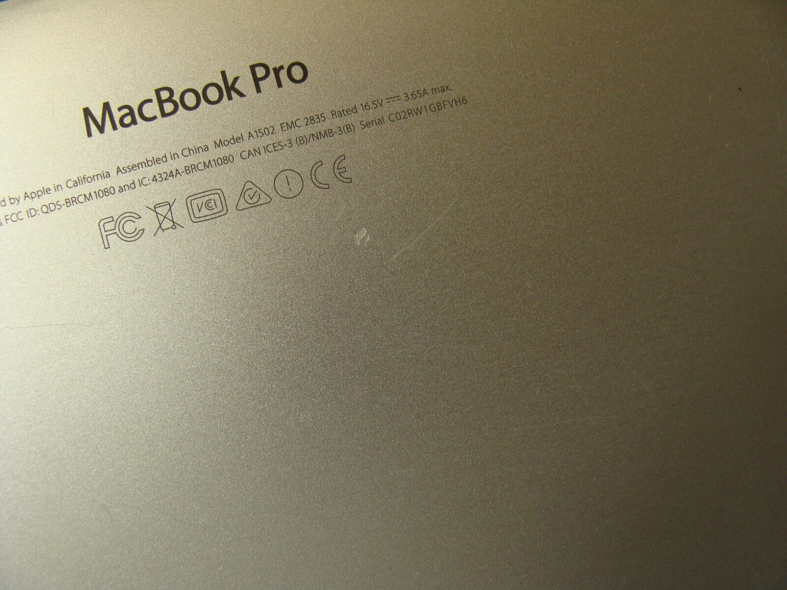 MacBook Pro A1502 2015 13