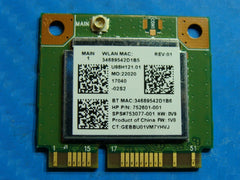 HP Pavilion BE 15-p030nr 15.6" Genuine WiFi Wireless Card RTL8723BE 752601-001 - Laptop Parts - Buy Authentic Computer Parts - Top Seller Ebay