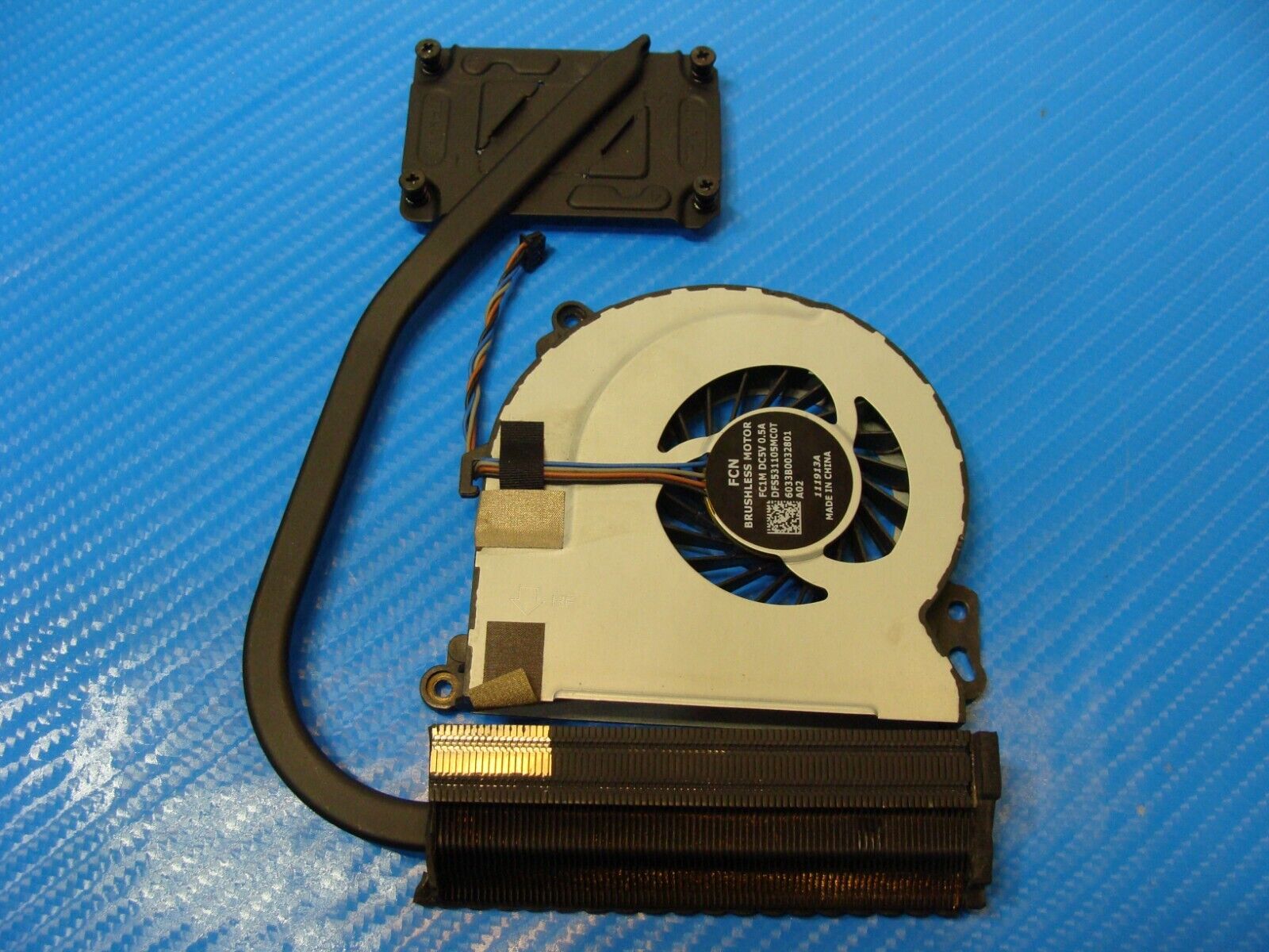 HP ENVY TouchSmart 17-J160NR OEM Cooling Fan w/Heatsink 722381-001 6043B0137901