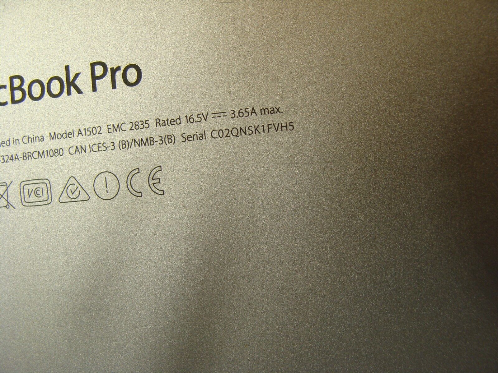 MacBook Pro A1502 13