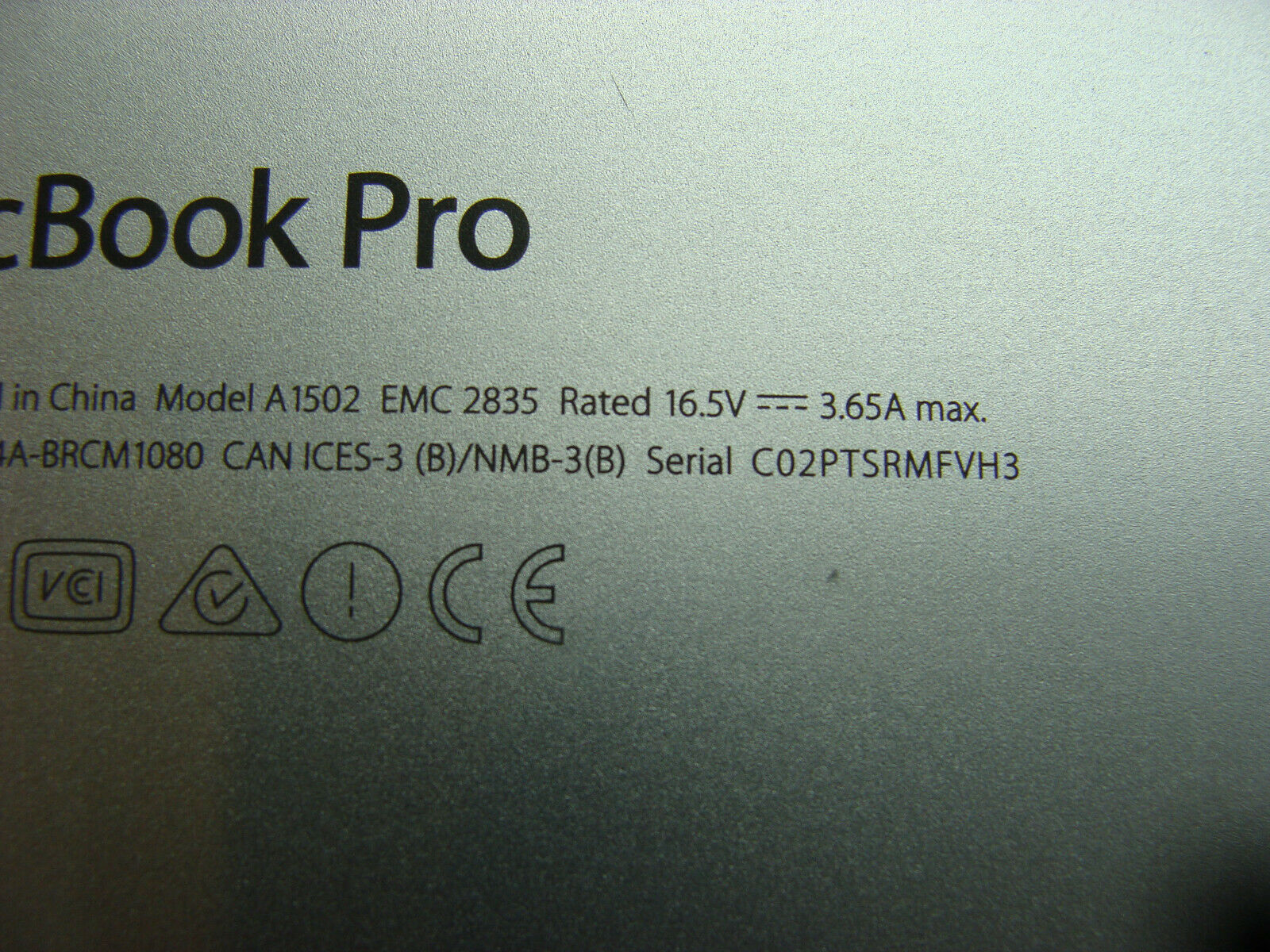 MacBook Pro A1502 13