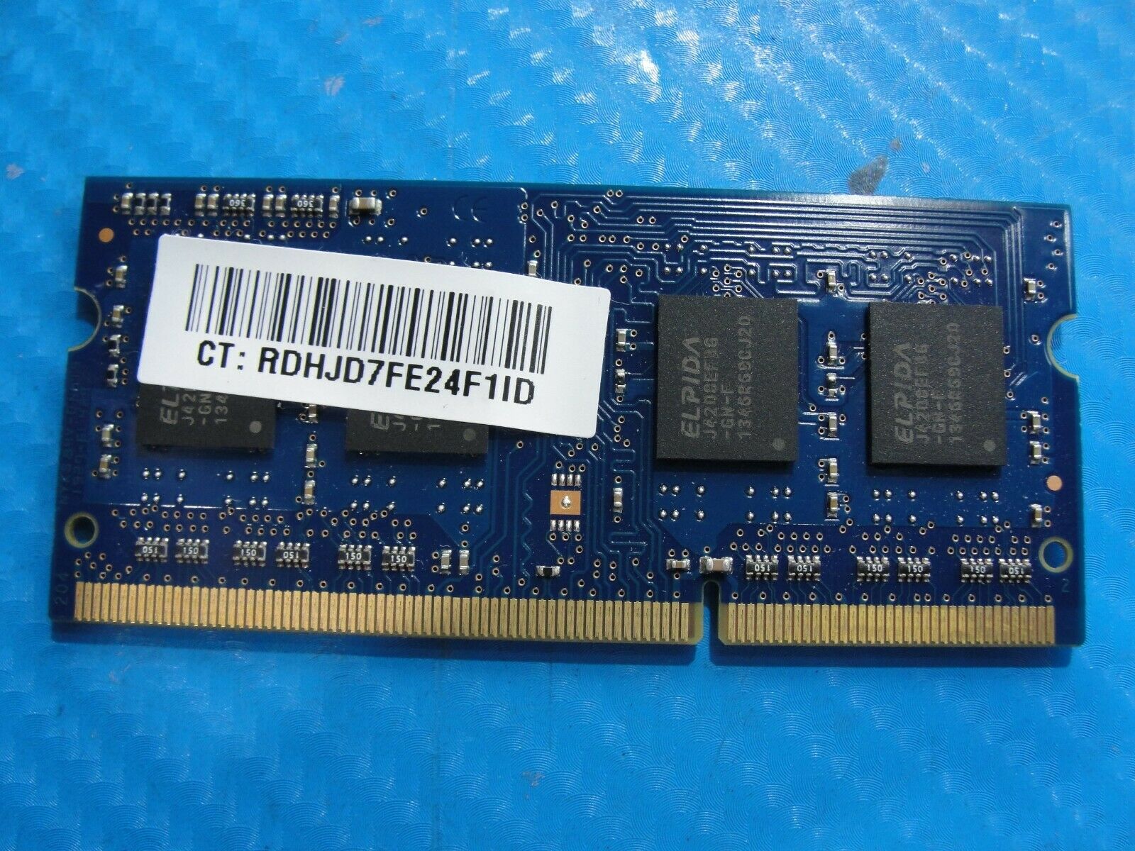 HP 15-n210dx Elpida 4Gb 1Rx8 Memory Ram So-Dimm pc3l-12800s ebj40ug8efu0-gn-f 