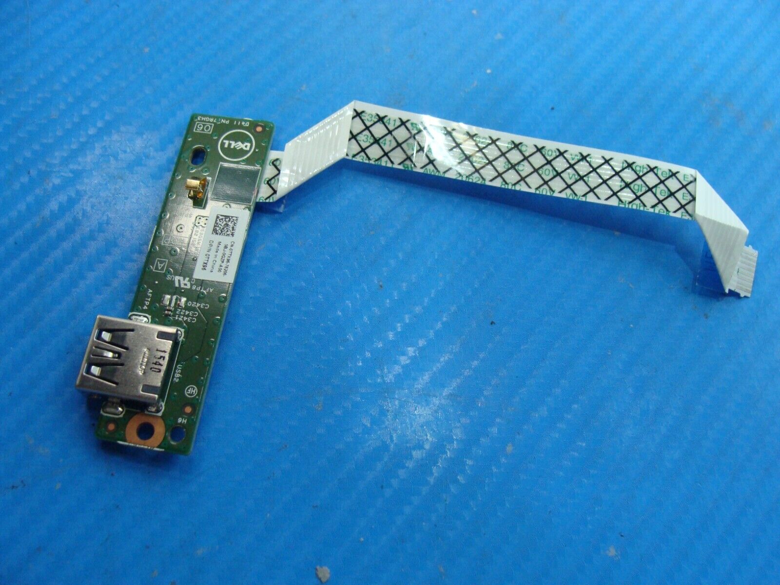 Dell Chromebook 13.3” 13 7310 Genuine Laptop USB Port Board w/Cable TTX96 7RGH3