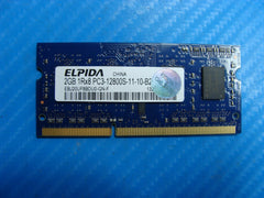 MacBook Pro A1278 Elpida 2GB SODIMM PC3-12800S Memory RAM EBJ20UF8BDU0-GN-F - Laptop Parts - Buy Authentic Computer Parts - Top Seller Ebay