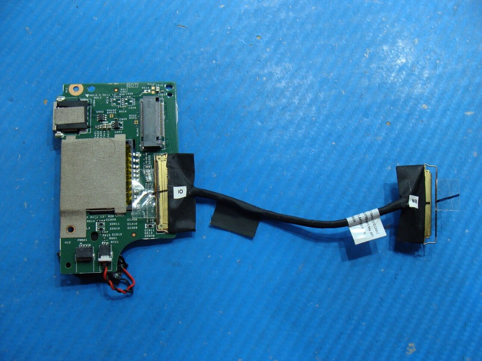 Dell Inspiron 13 7368 13.3 Genuine USB SD Card Reader Board w/Cable 1379X CHWGY