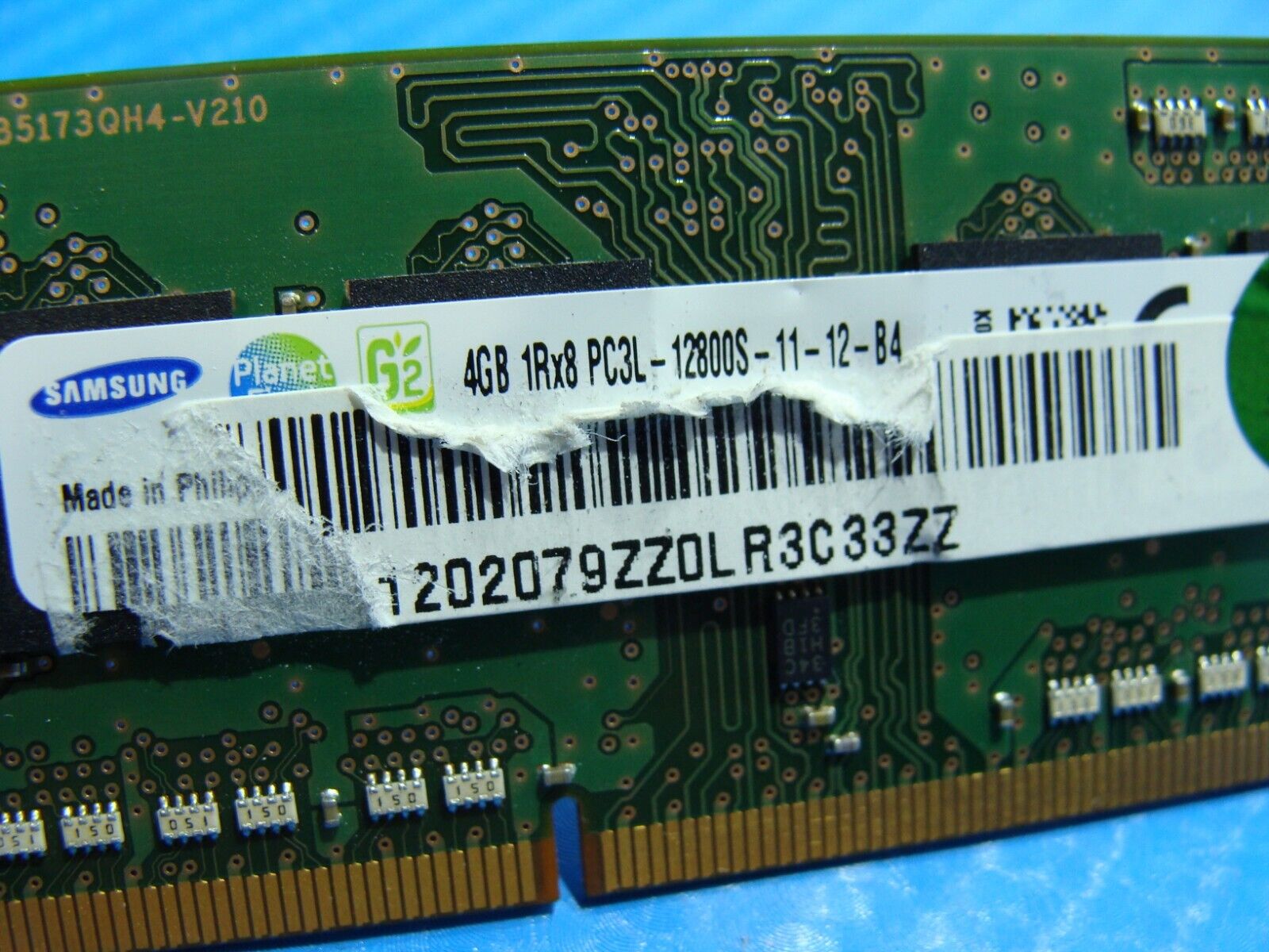 Lenovo U420 So-Dimm Samsung 4Gb 1Rx8 Memory Ram PC3L-12800S-11-12-B4