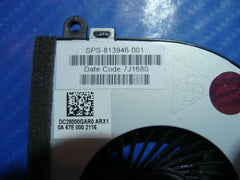 HP 15.6" 15-ba078dx Genuine Laptop CPU Cooling Fan 813946-001 DC28000GAR0 HP