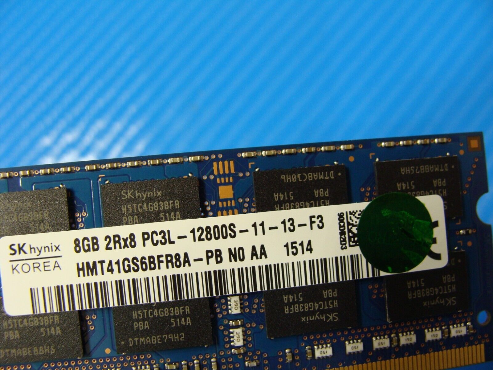 Dell 7568 SO-DIMM SK Hynix 8GB Memory PC3L-12800S-11-13-F3 HMT41GS6BFR8A-PB