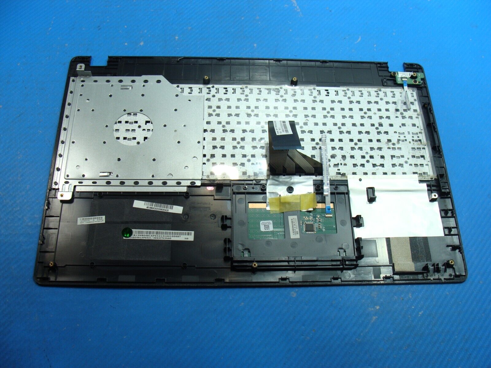 Asus 15.6” X551MAV-DB01 OEM Palmrest w/TouchPad Keyboard Black 13NB0481AP0321