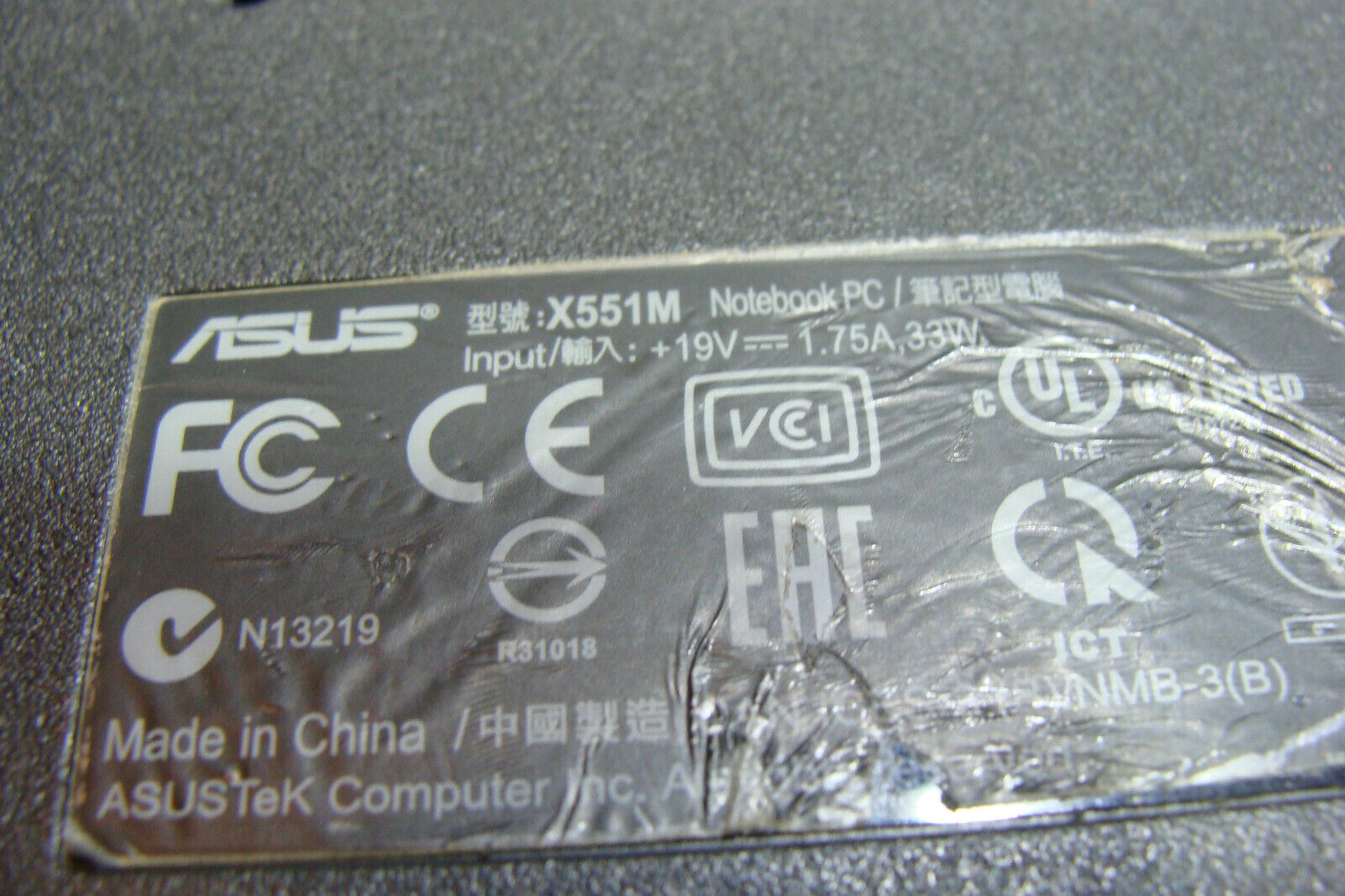 Asus X551MA-RCLN03 15.6