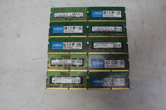 LOT OF 10 Mixed Brand AND Mixed Speed 4GB DDR4 SODIMM Laptop Memory RAM