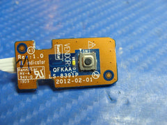 Toshiba Satellite P855-S5102 15.6" Genuine Power Button Board w/Cable LS-8391P Toshiba