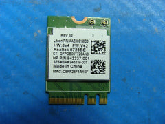 HP Pavilion AIO 21.5" 22-b016 Wireless WiFi Card RTL8723BE 843337-001 843338-001 HP