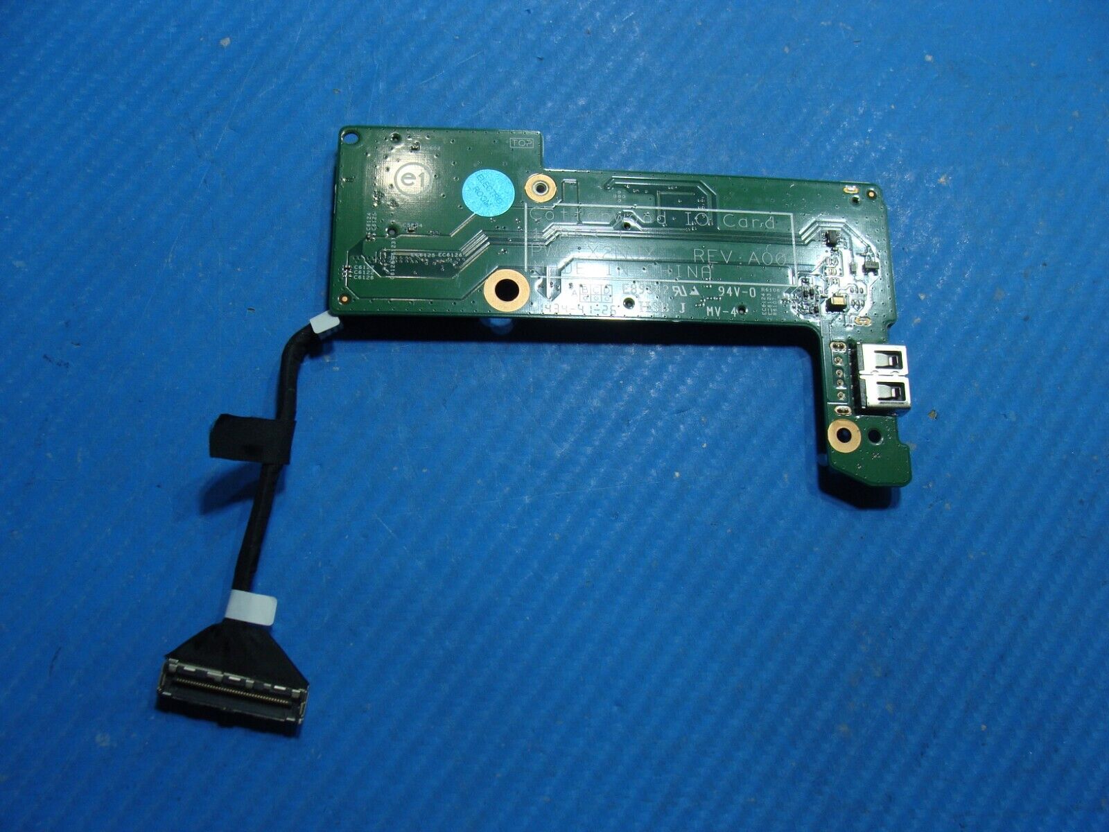 Dell Inspiron 13.3” 13 7347 USB Card Reader Board w/CMOS Battery & Cable R6NGM