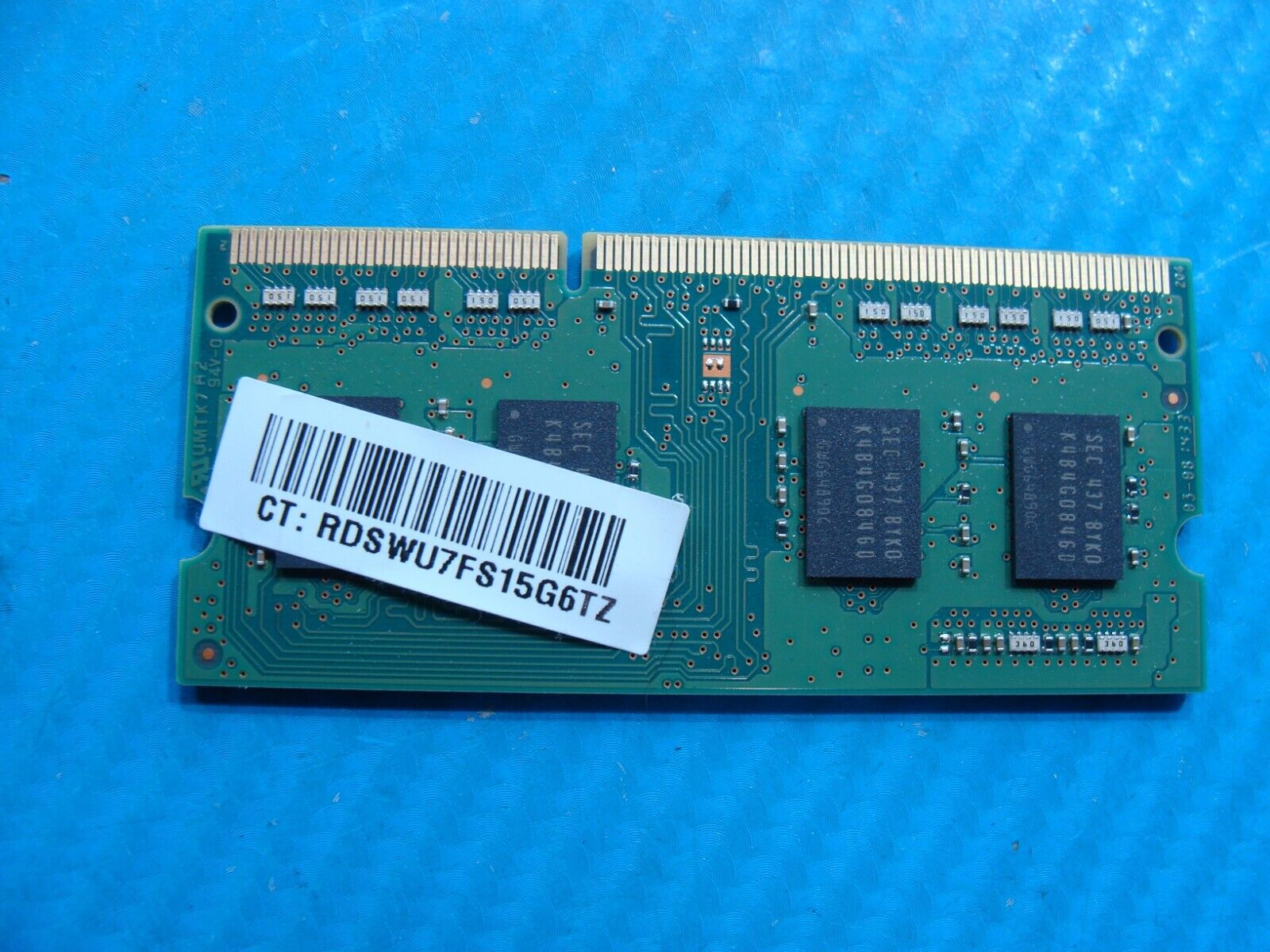 HP 15-f039wm Samsung 4GB 1Rx8 PC3L-12800S SO-DIMM Memory RAM M471B5173DB0-YK0