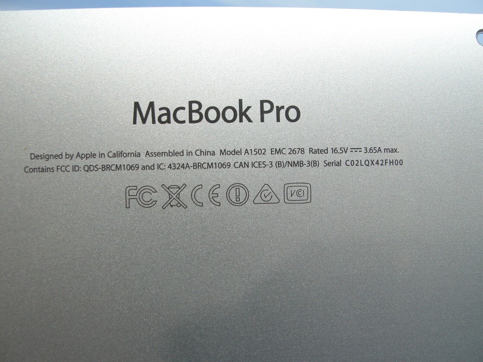 MacBook Pro A1502 13