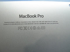 MacBook Pro A1502 13" Late 2013 ME864LL/A Genuine Bottom Case Silver 923-0561