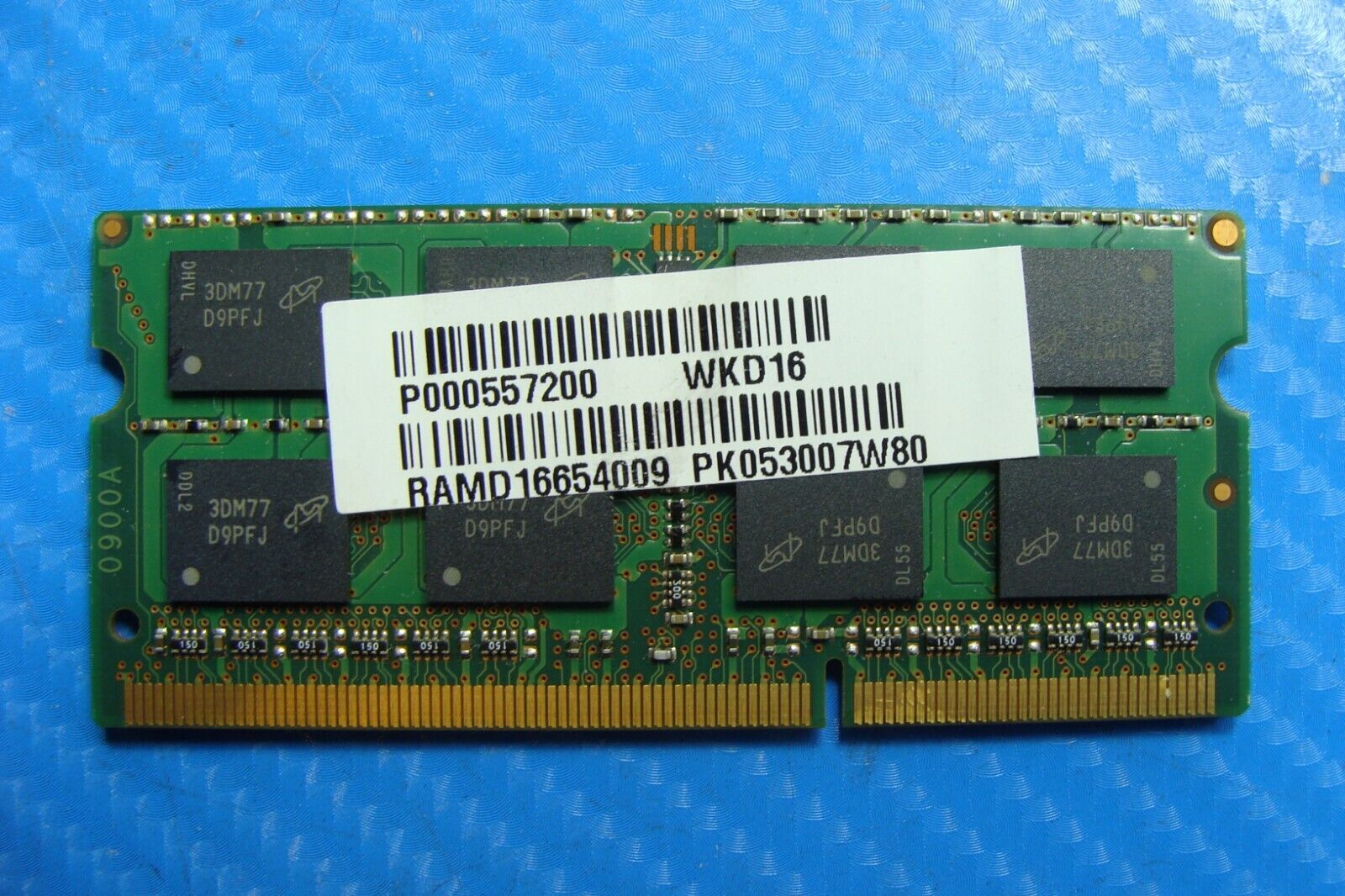 Toshiba P855-S5102 Micron 4Gb Memory So-Dimm pc3l-12800s mt16ktf51264hz-1g6m1 