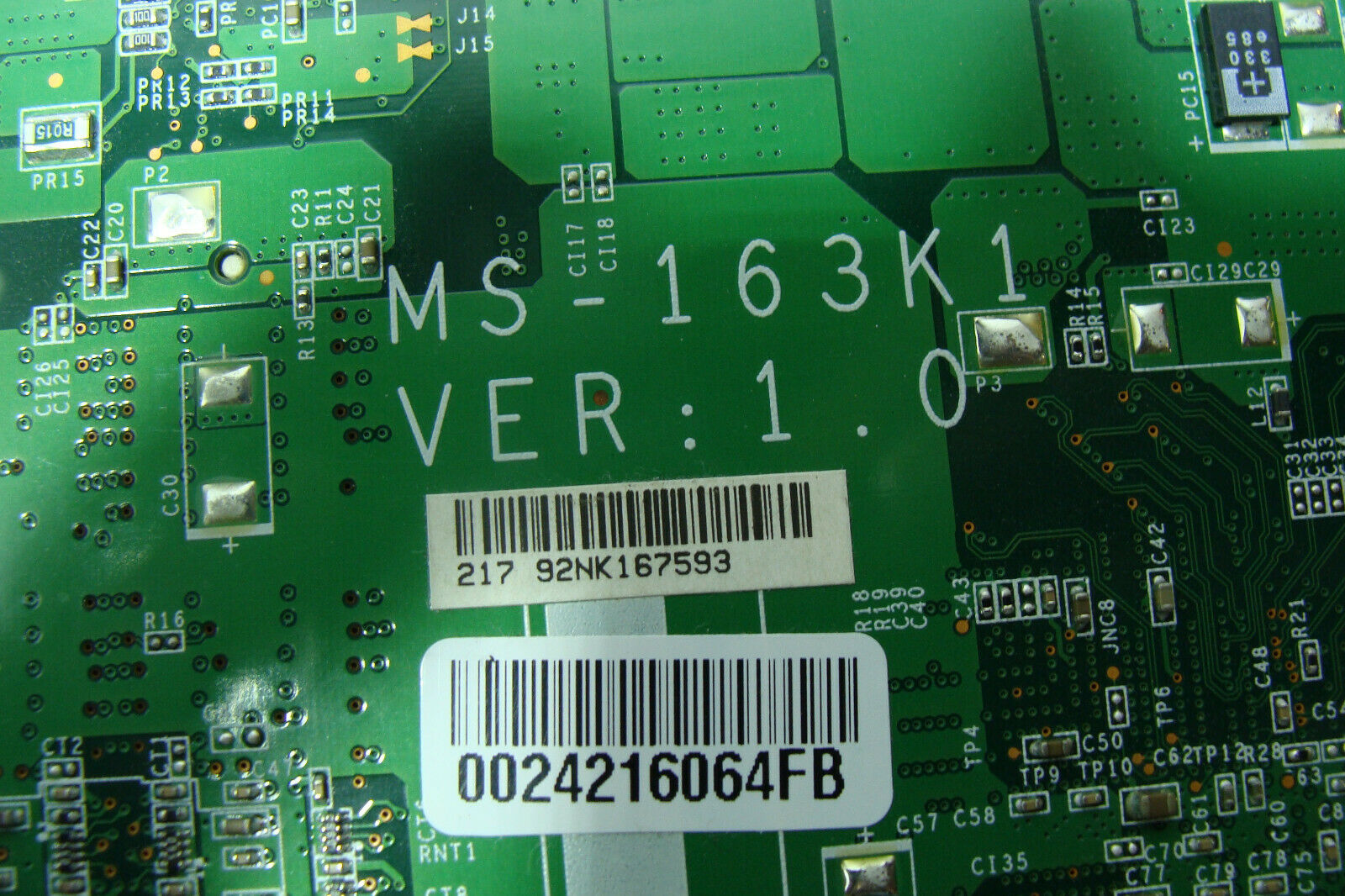 MSI MS-163K 15.4