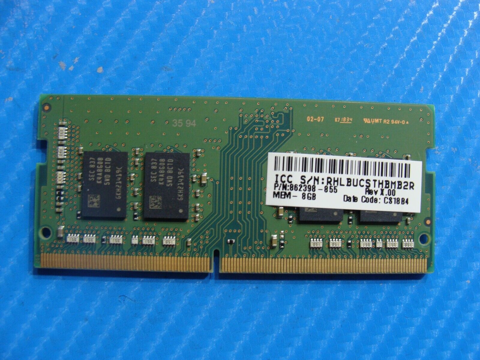 HP 14-cf0052od Samsung 8GB 1Rx8 PC4-2666V Memory RAM SO-DIMM M471A1K43DB1-CTD