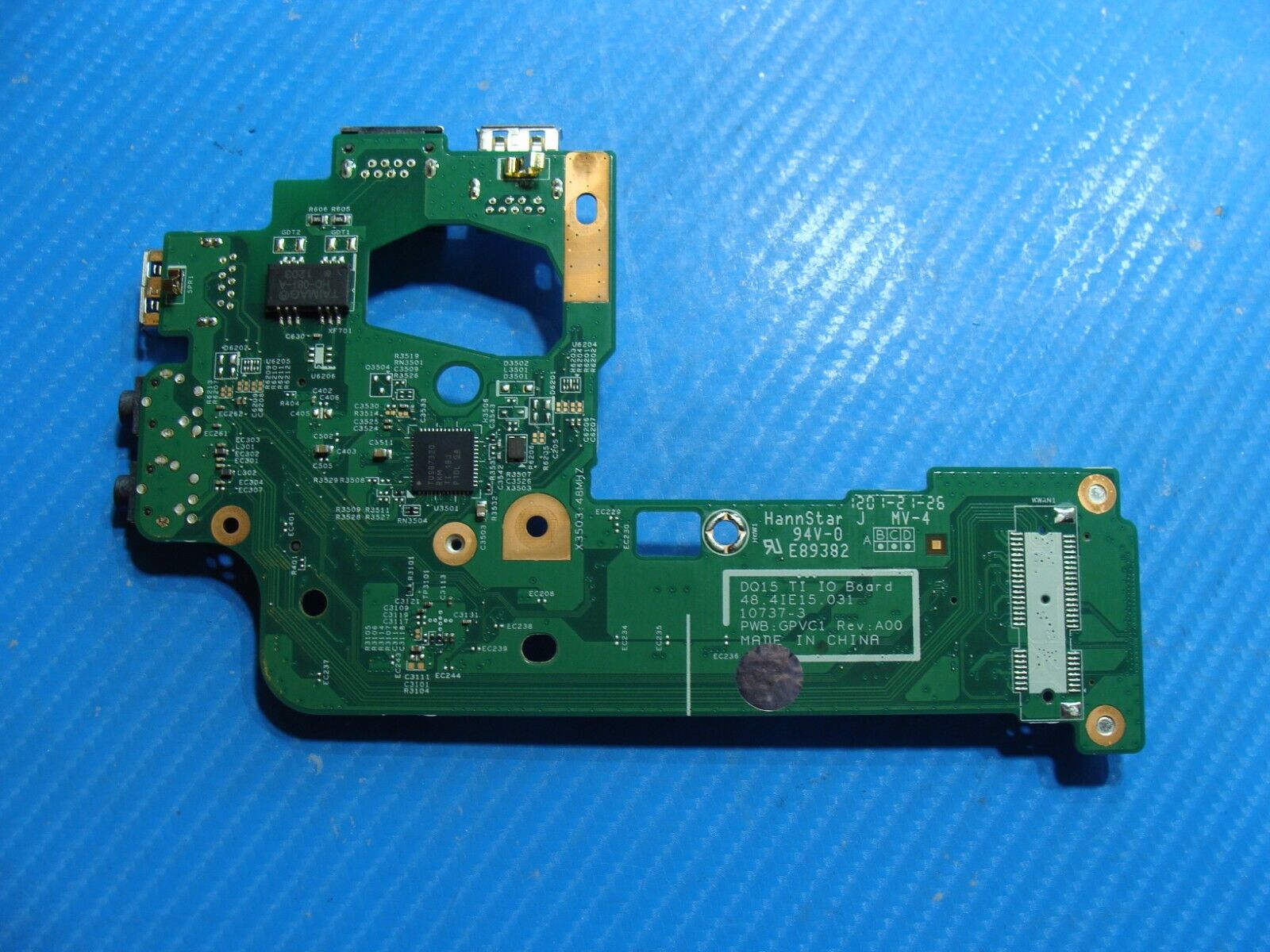 Dell Inspiron 15.6” 15R N5110 USB Audio LAN Ethernet Board GPVC1 48.4IE15.031