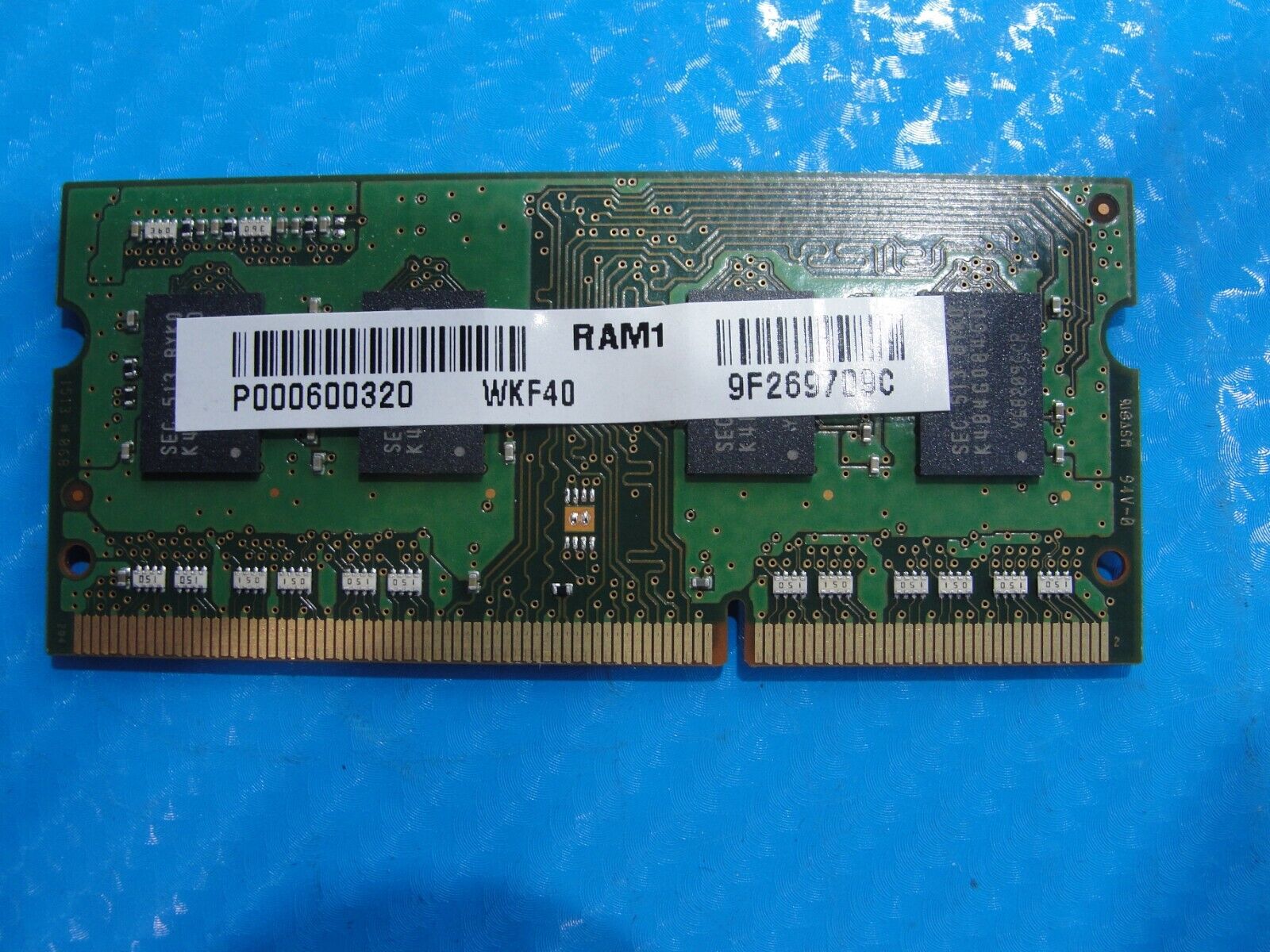 Toshiba C55t-C5300 So-Dimm Samsung 4Gb Memory pc3l-12800s-11-13 m471b5173db0-yk0 