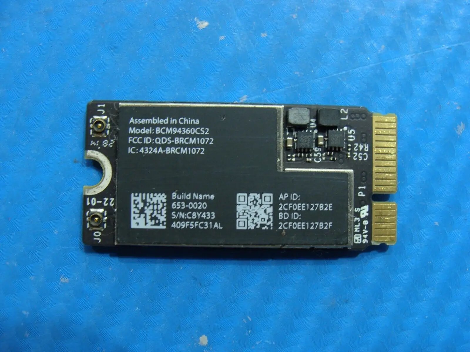 MacBook Air A1465 2014 MD711LL MD712LL Wireless Airport/Bluetooth Card 661-7465