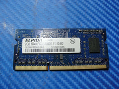 MacBook Pro A1278 Elpida 2GB 1Rx8 PC-12800S SO-DIMM Memory RAM EBJ20UF8BDU0-GN-F - Laptop Parts - Buy Authentic Computer Parts - Top Seller Ebay